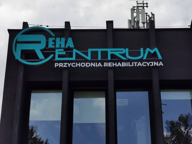 logo przestrzenne podświetlane