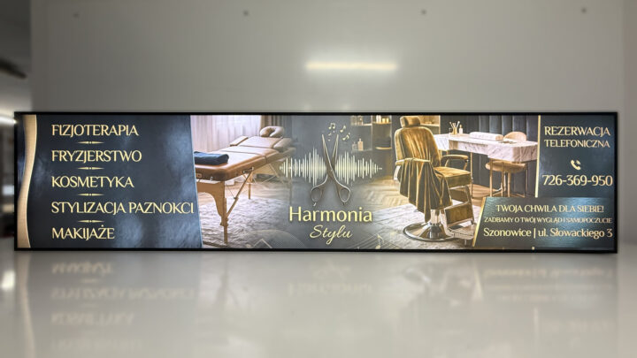 Kaseton podświetlany harmonia